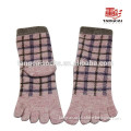 YS-28 Angora Square Women Five Toes Socks/Comfortable and Warmer Adult Toe Socks
